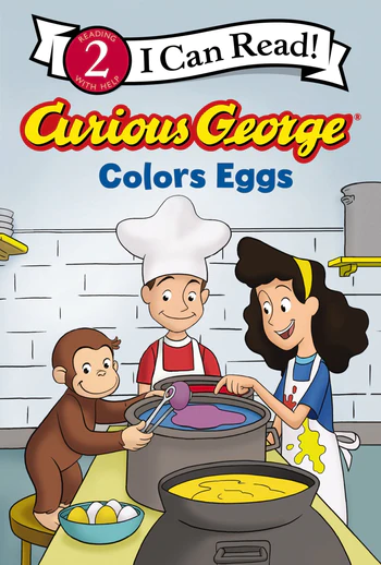 CURIOUS GEORGE COLORS EGGS