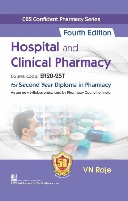 Hospital And Clinical Pharmacy For Second Year Diploma In Pharmacy 4Ed (Pb 2024)