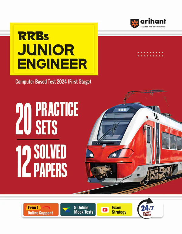 RRBs Junior Engineer 2024 Exam I 20 Practice Sets and 12 Solved Papers for CBT 2024 (First Stage) with Free Online Support
