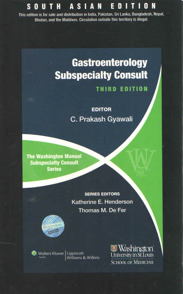 The Washington Manual Subspeciality Consult Series: Gastroenterology