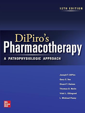 DIPIRO'S PHARMACOTHERAPY 