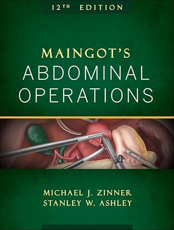 (OLD)MAINGOT'S ABDOMINAL OPERATIONS