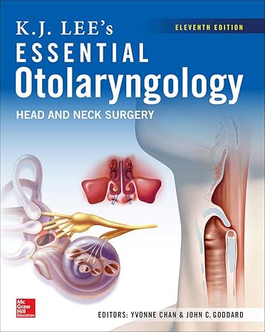 (OLD)KJ LEE'S ESSENTIAL OTOLARYNGOLOGY HEAD AND NECK SURGERY