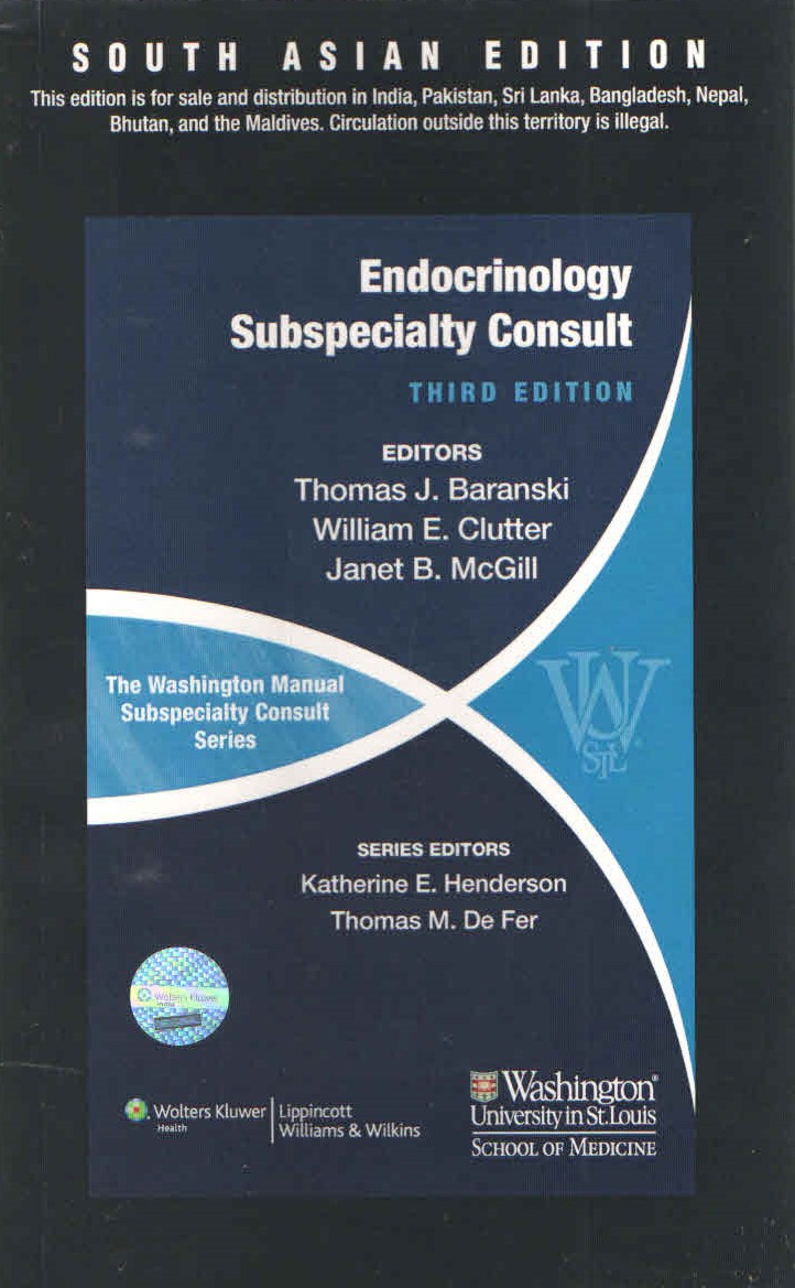The Washington Manual Of Endocrinology Subspeciality Consult