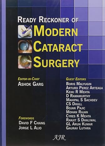 READY RECKONER OF MODERN CATARACT SURGERY