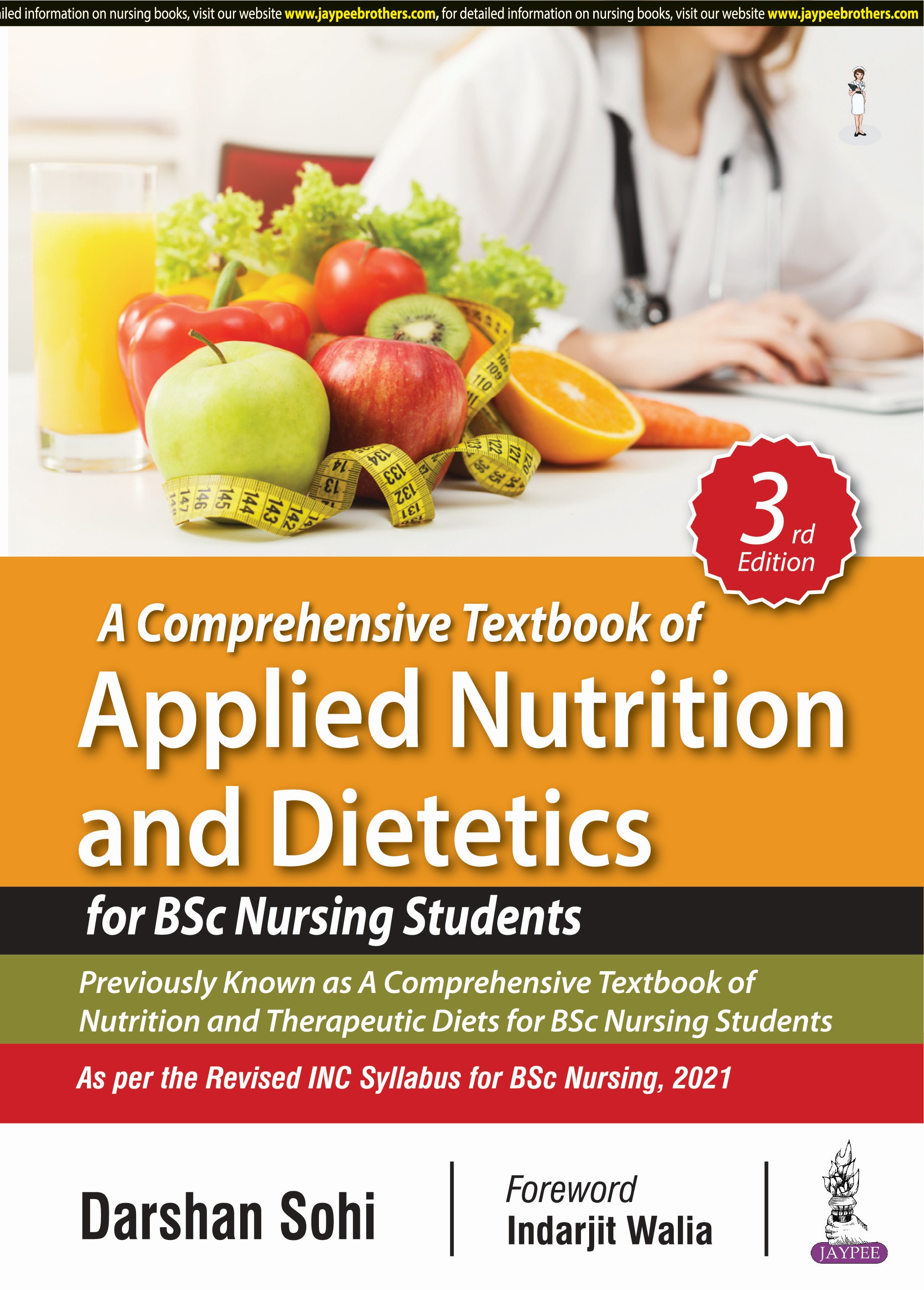 A Comprehensive Textbook of Applied Nutrition and Dietetics for BSc Nursing Students