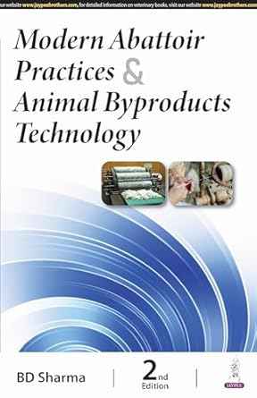 Modern Abattoir Practices & Animal Byproducts Technology