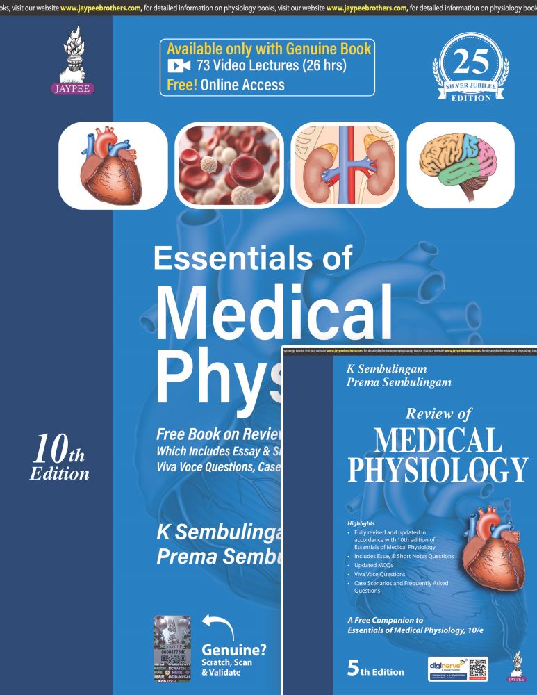 Essentials of Medical Physiology (Free Book on Review of Medical Physiology)