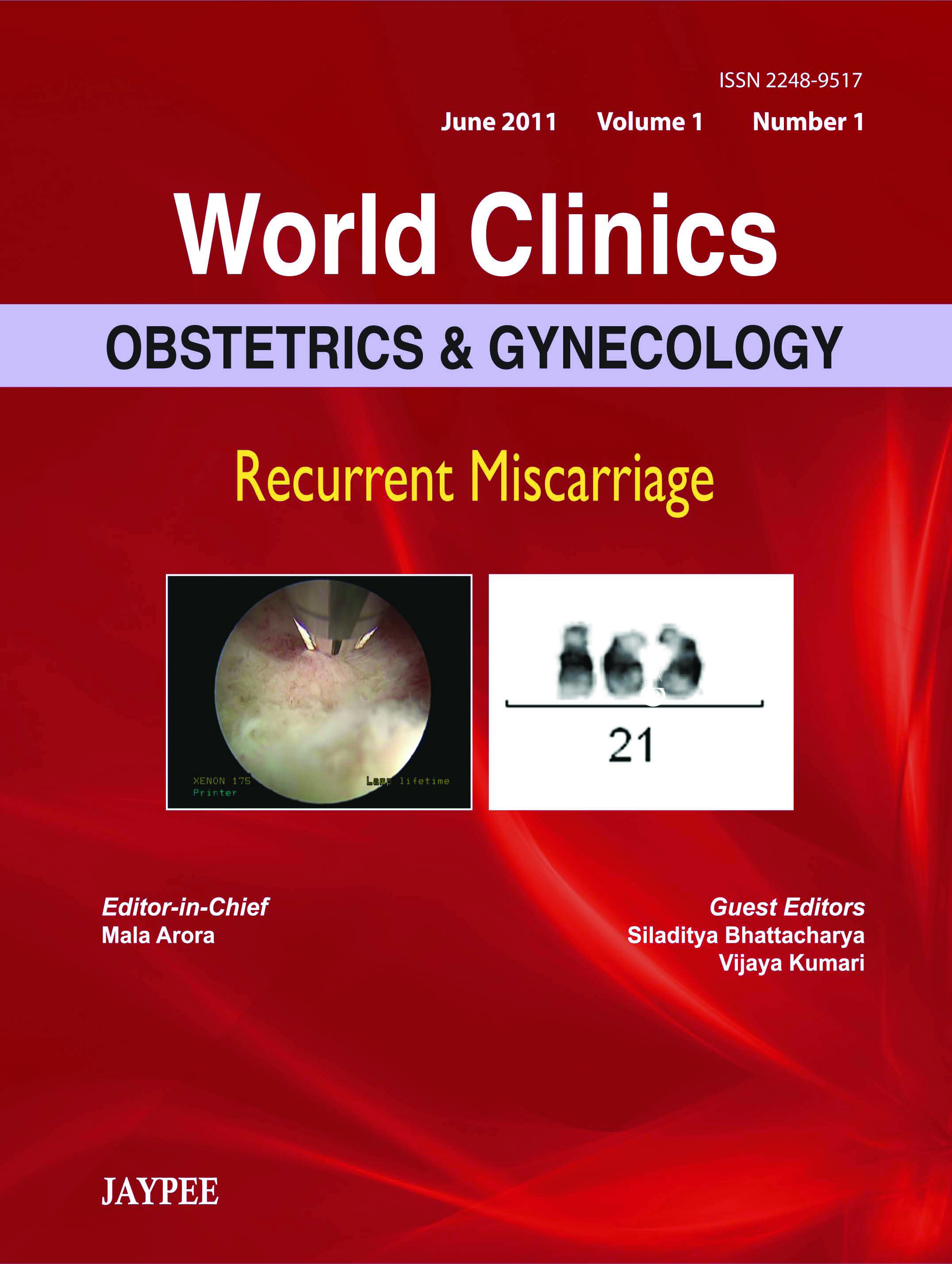 World Clinics Obstetrics and Gynecology: Recurrent Miscarriage