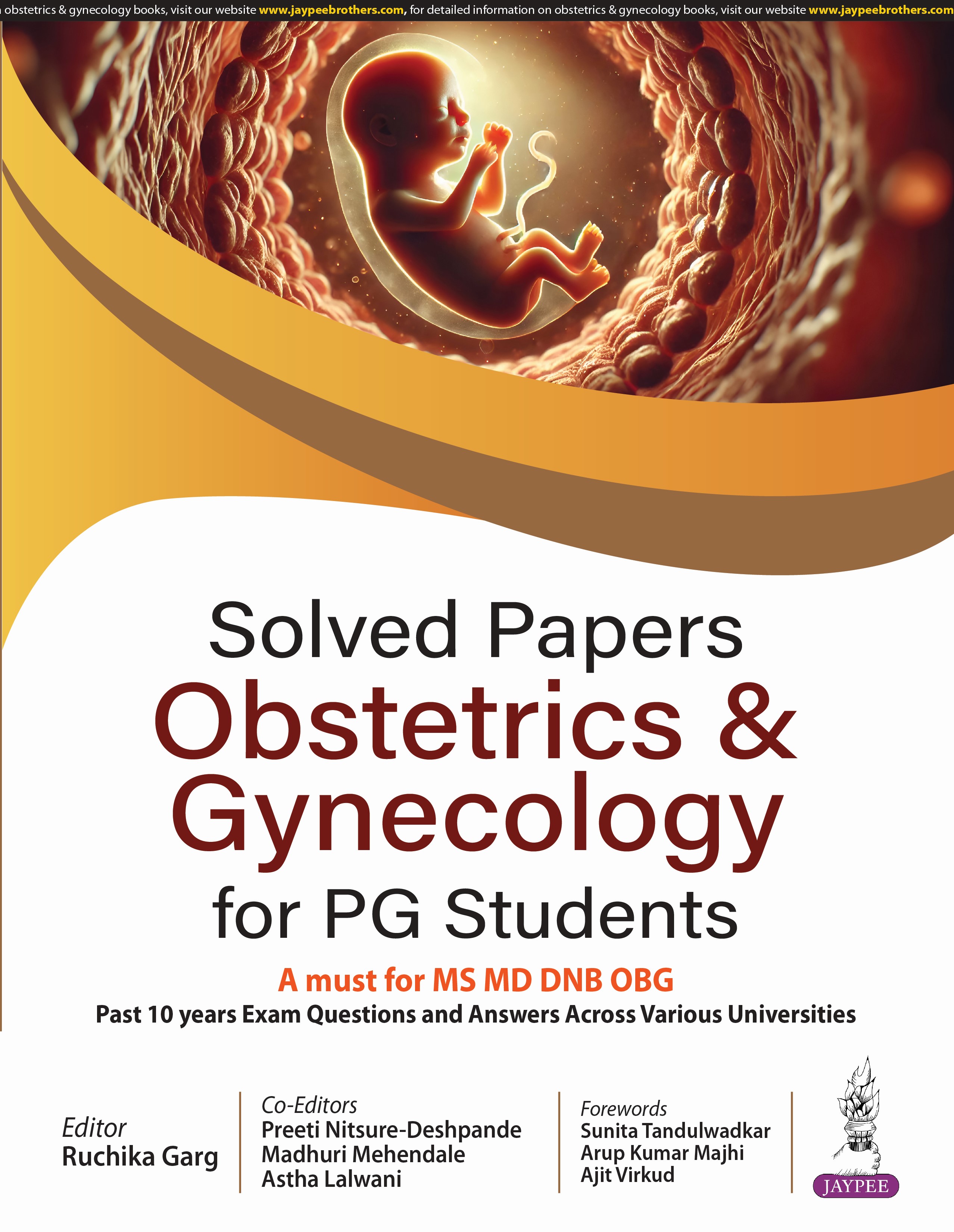 Solved Papers Obstetrics & Gynecology for PG Students