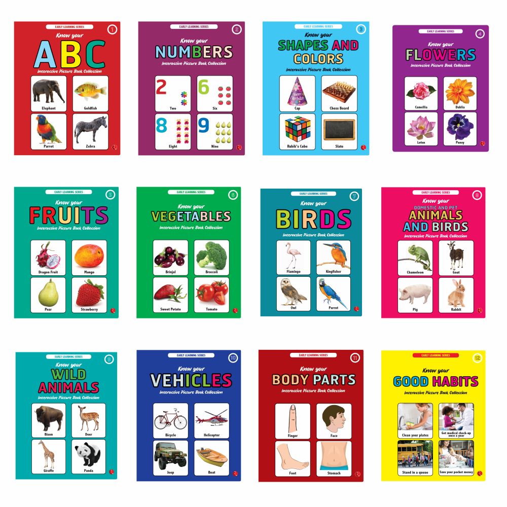 INTERACTIVE PICTURE BOOK COLLECTIONS: Set of 12 Books