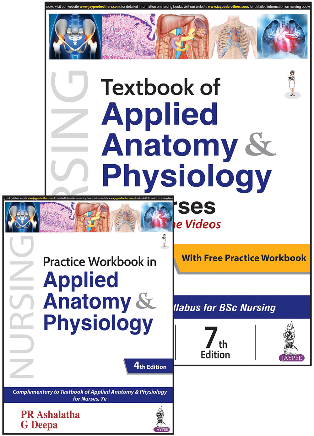 Textbook of Applied Anatomy & Physiology for Nurses (with Free Practice Workbook)
