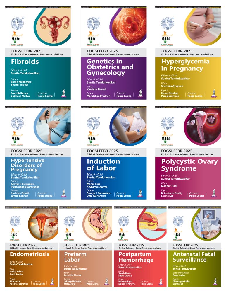 FOGSI EEBR 2025: Ethical & Evidence-Based Recommendations (10 Books Set)