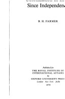 Agricultural Colonization in India Since Independence