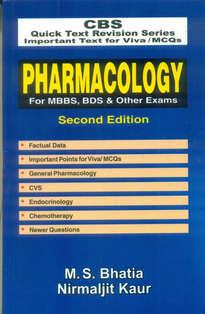 Pharmacology for MBBS BDS & Other Exams