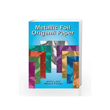 Dover-Metallic Foil Origami Paper: 18 5-