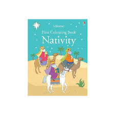 First Colouring Book Nativity