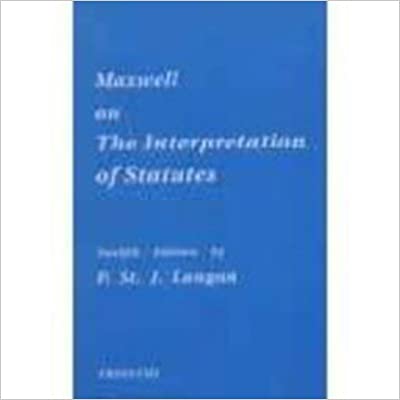 Interpretation of Statutes