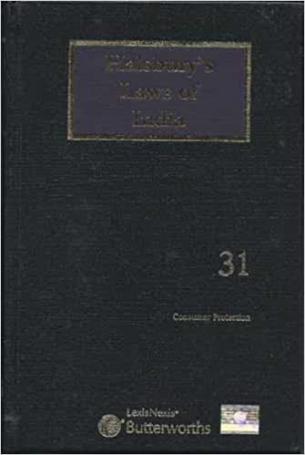 Halsbury's Laws of India-Consumer Protection; Vol 31