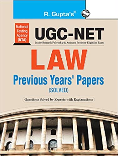 NTA-UGC-NET/JRF: LAW (Paper I & Paper II) Previous Years' Paper (Solved)