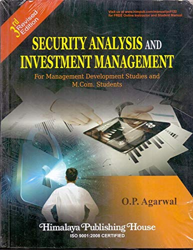 Security Analysis and Investment Management