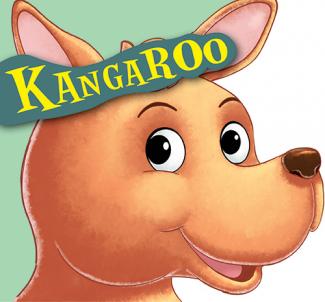 CUT OUT BOARD BOOK: ANIMALS KANGAROO