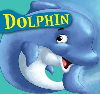 CUT OUT BOARD BOOK: ANIMALS DOLPHIN