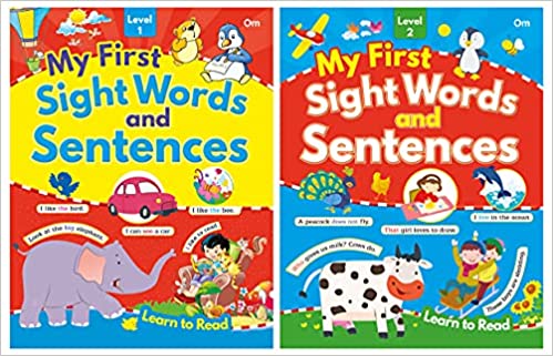 My First Sight Words and Sentences Level - 1 and 2 ( Set of 2 books)