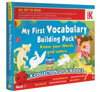 All Set To Read My First Vocabulary Building pack, PreK- Know Your Words and Letters Pack 2