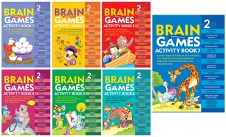 Brain Games Activity Book level 2 ( Set of 7 Books )