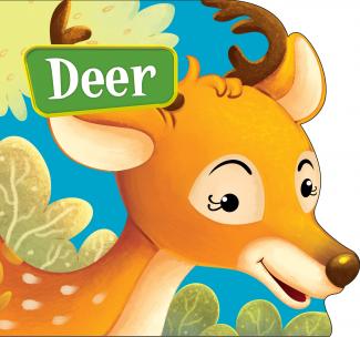 CUT OUT BOARD BOOK: DEER