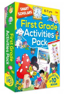 Smart Scholars First Grade Fun-filled Activity Books (Set of 10 books)