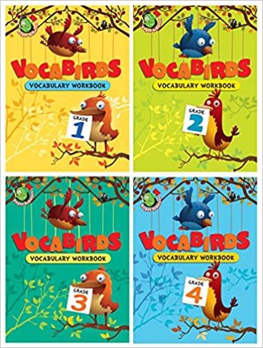 VOCABIRDS VOCABULARY WORKBOOK (SET OF 4 BOOKS)