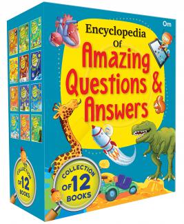 AMAZING QUESTIONS & ANSWERS (SET OF 12 BOOKS) SCIENCE, SOLAR SYSTEM, HUMAN BODY, OUR WORLD,  ETC.