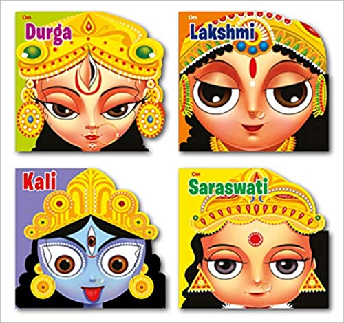 Cut Out Boards Books: Goddesses (Set of 4 Books) (DURGA, KALI, LAKSHMI, SARASWATI)