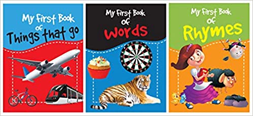My First Book of Transport, Words and Rhymes (Paperback) (Set of 3 Books)