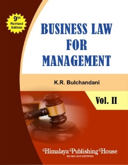 Business Law for Management -Vol II