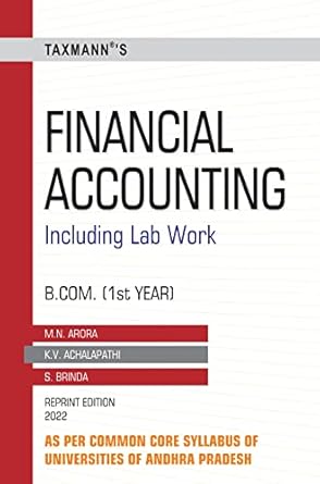 Financial Accounting (Including Lab Work)