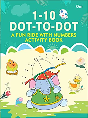 1-10 Dot-to-Dot : A Fun Ride with Numbers Activity Books
