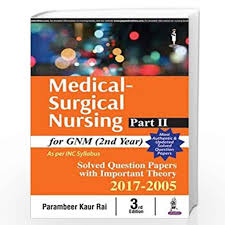 Medical Surgical Nursing Part-Ii For Gnm (2Nd Year)