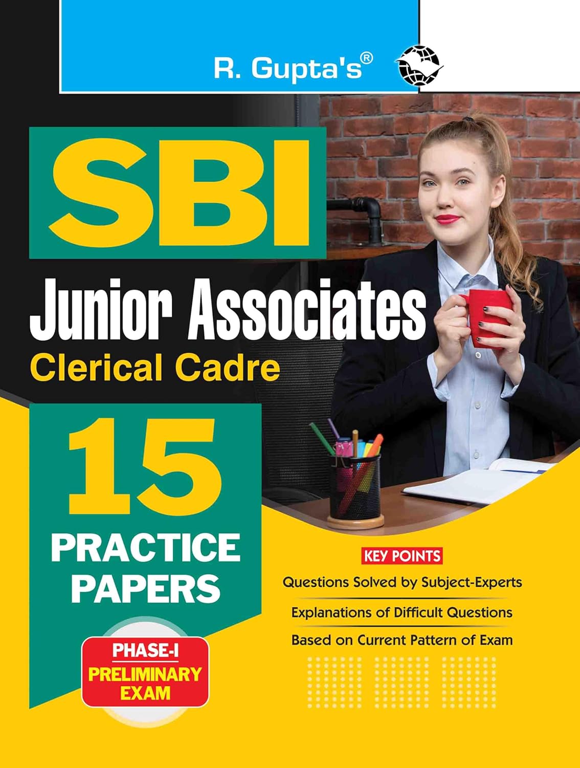 SBI: Clerical Cadre Junior Associates (Phase-I) Preliminary Exam - Practice Test Papers (Solved)
