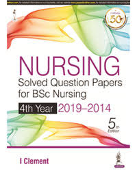 Nursing Solved Question Papers for BSc Nursing 4th Year (2019–2014)