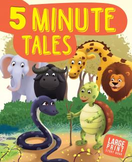 LARGE PRINT 5 MINUTE TALES (PAPER BACK)